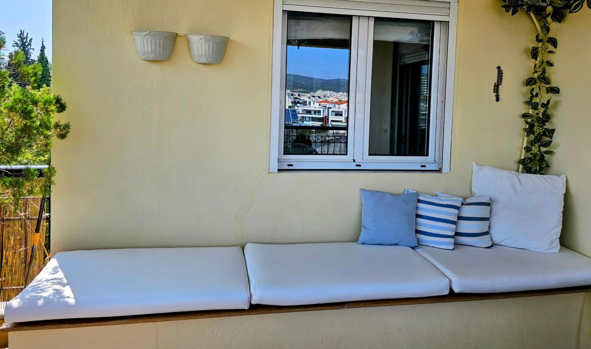 Celestial Garden-Thessaloniki'S Modern, Eclectic Penthouse With An Amazing View And Veranda Bagian luar foto